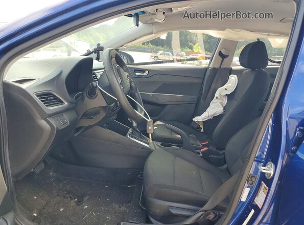 3KPC24A69LE118514 2020 HYUNDAI ACCENT Blue Vista interior delantera