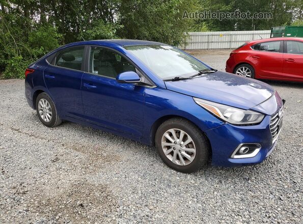 3KPC24A69ME128669 2021 HYUNDAI ACCENT Blue Przód prawy
