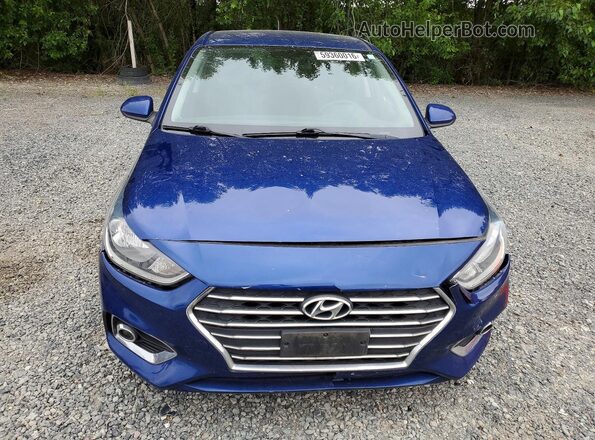 3KPC24A69ME128669 2021 HYUNDAI ACCENT Blue Widok z przodu