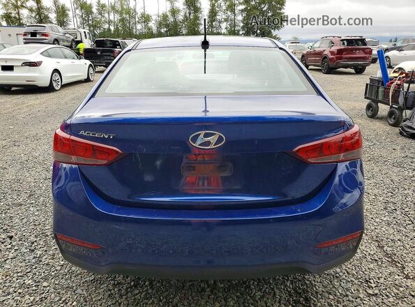 3KPC24A69ME128669 2021 HYUNDAI ACCENT Blue Widok z tyłu