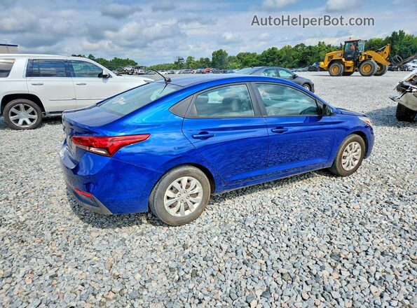 3KPC24A69ME139008 2021 HYUNDAI ACCENT Blue Trasero derecho