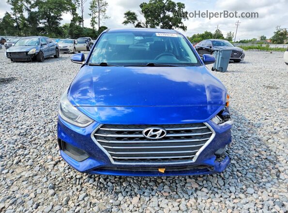 3KPC24A69ME139008 2021 HYUNDAI ACCENT Blue Vista frontal