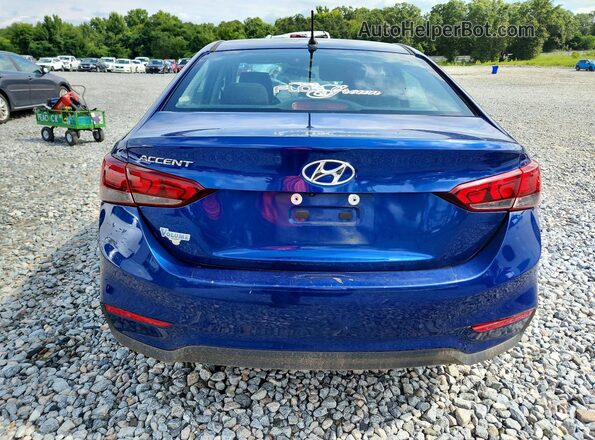 3KPC24A69ME139008 2021 HYUNDAI ACCENT Blue Vista trasera