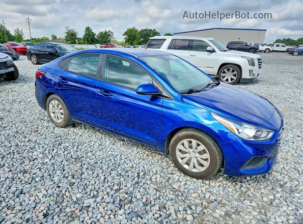 3KPC24A69ME139008 2021 HYUNDAI ACCENT Blue Delantero derecho