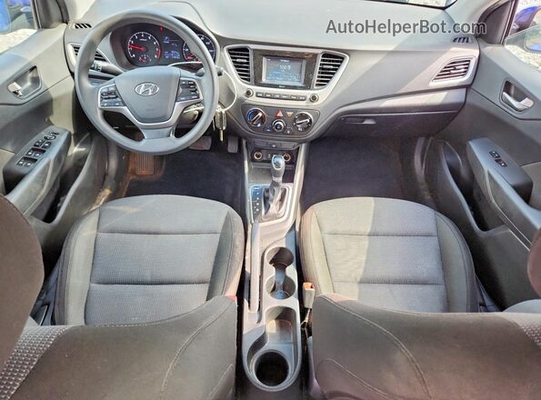 3KPC24A69ME139008 2021 HYUNDAI ACCENT Blue Vista del salpicadero