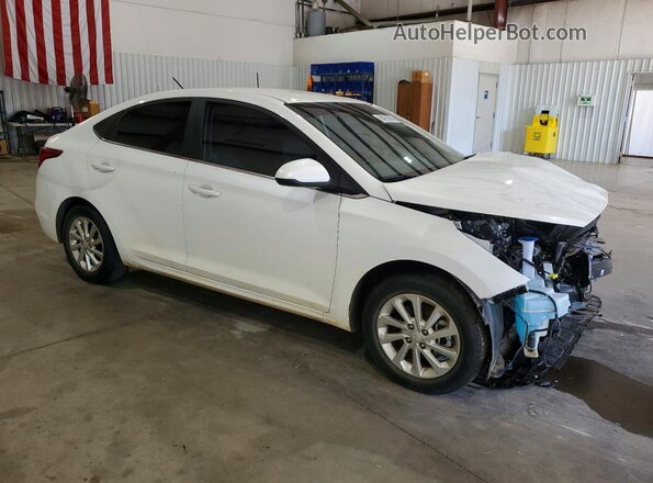3KPC24A69ME150316 2021 HYUNDAI ACCENT White წინა მარჯვენა