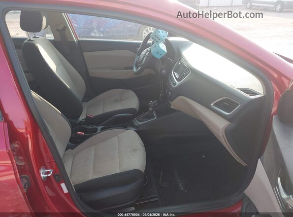 3KPC24A69NE171961 2022 HYUNDAI ACCENT Красный Вид салона спереди