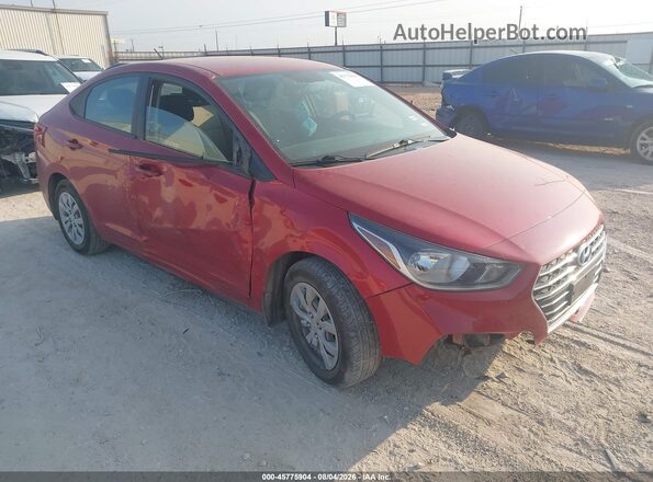 3KPC24A69NE171961 2022 HYUNDAI ACCENT Красный Вид спереди