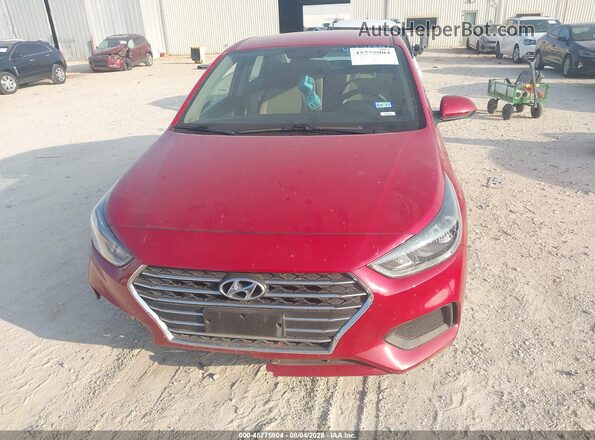 3KPC24A69NE171961 2022 HYUNDAI ACCENT Красный Вид задней части салона