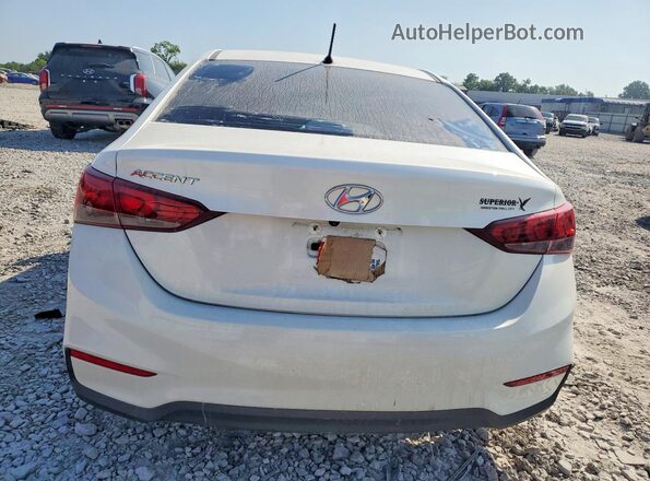 3KPC24A6XLE094353 2020 HYUNDAI ACCENT White Հետևի տեսք