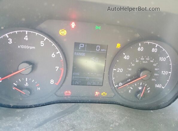 3KPC24A6XLE094353 2020 HYUNDAI ACCENT White Սարքավորումների վահանակի տեսք