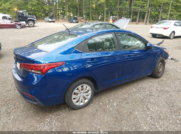 3KPC24A6XLE107909 2020 HYUNDAI ACCENT Синий Задняя правая четверть