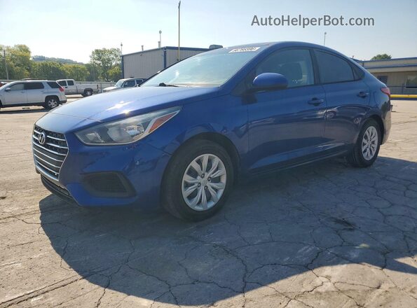 3KPC24A6XLE110387 2020 HYUNDAI ACCENT Blue Trasero izquierdo