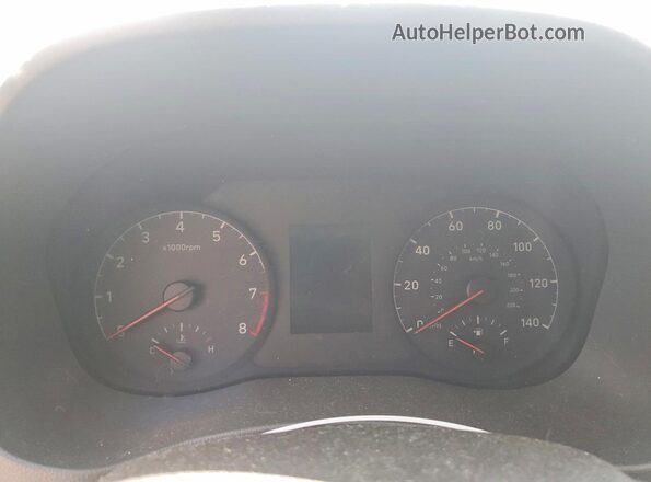 3KPC24A6XLE113161 2020 HYUNDAI ACCENT Серебряный Вид щитка приборов