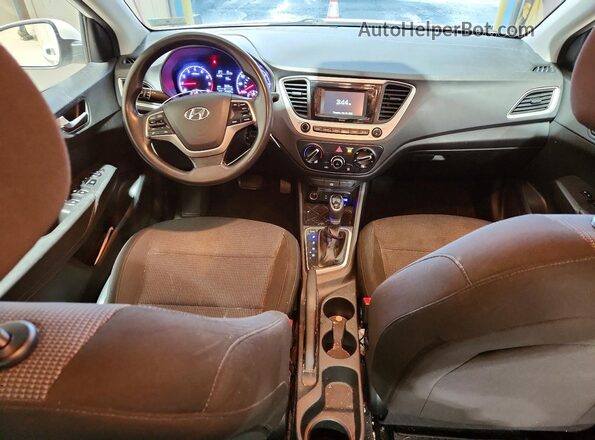 3KPC24A6XLE125908 2020 HYUNDAI ACCENT White წინა პანელის ხედი