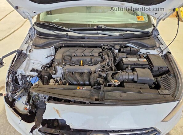 3KPC24A6XLE125908 2020 HYUNDAI ACCENT White უკანა სალონის ხედი