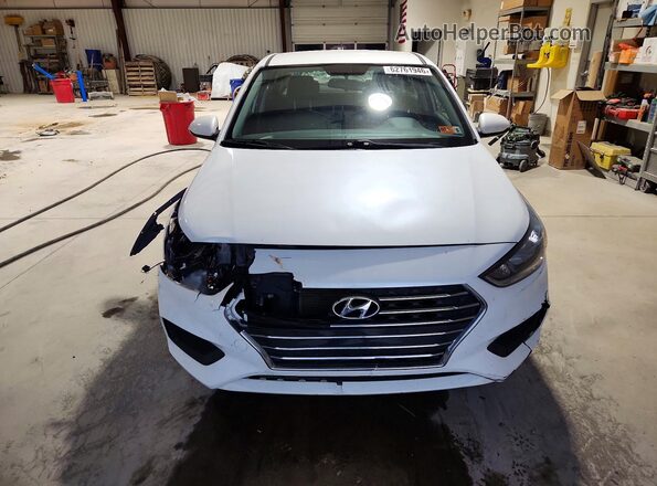 3KPC24A6XLE125908 2020 HYUNDAI ACCENT White წინა ხედი