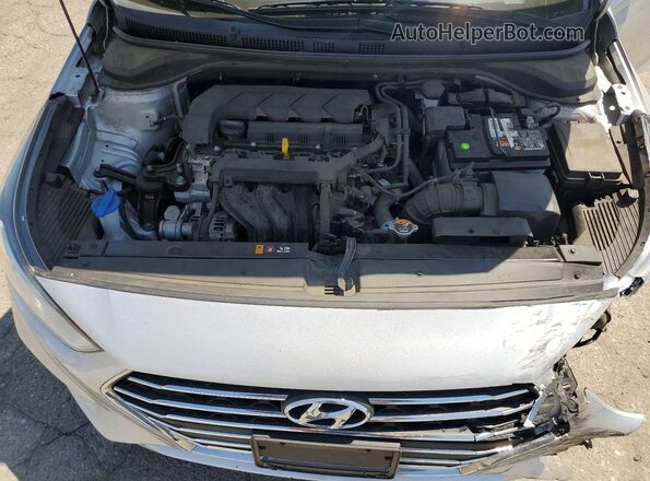 3KPC24A6XME128504 2021 HYUNDAI ACCENT Silver უკანა სალონის ხედი