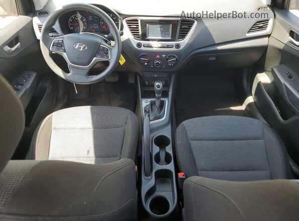 3KPC24A6XME128504 2021 HYUNDAI ACCENT Silver წინა პანელის ხედი