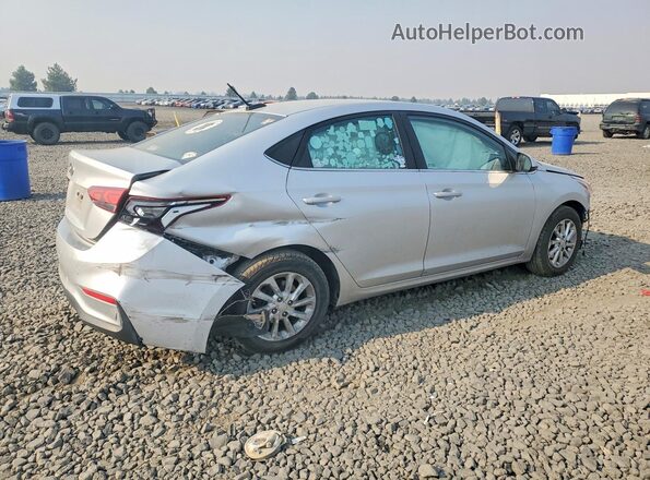 3KPC24A6XME147053 2021 HYUNDAI ACCENT Серебряный Задняя правая четверть