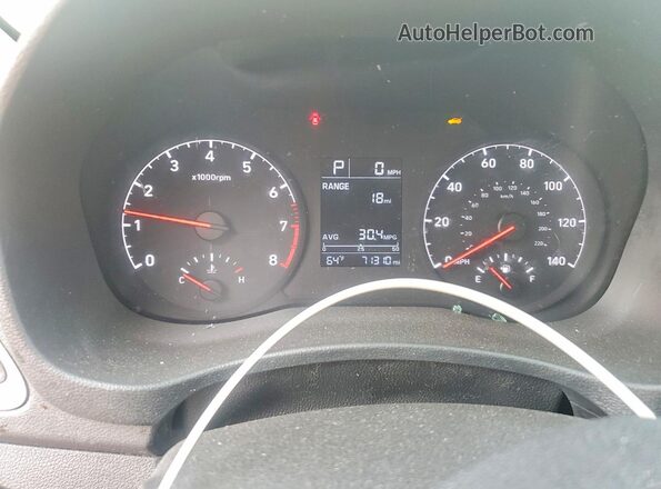 3KPC24A6XME147053 2021 HYUNDAI ACCENT Серебряный Вид щитка приборов