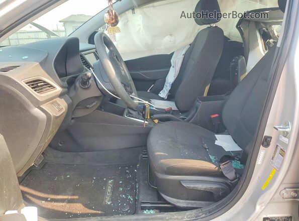 3KPC24A6XME147053 2021 HYUNDAI ACCENT Серебряный Вид салона спереди