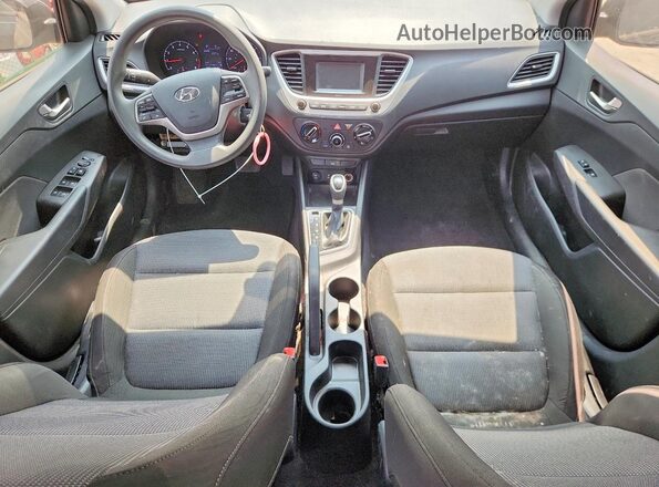 3KPC24A6XNE184900 2022 HYUNDAI ACCENT Black Vista del salpicadero