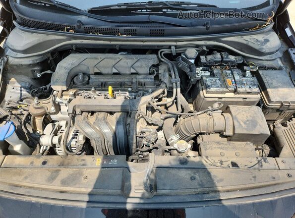 3KPC24A6XNE184900 2022 HYUNDAI ACCENT Black Vista interior trasera