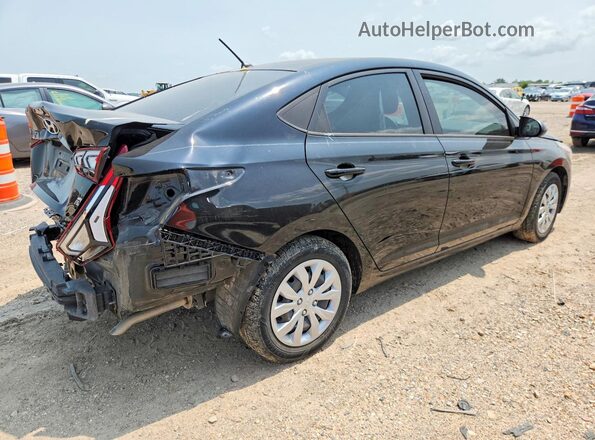 3KPC24A6XNE184900 2022 HYUNDAI ACCENT Black Trasero derecho