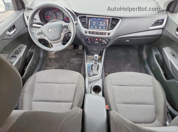 3KPC25A39KE073049 2019 HYUNDAI ACCENT White წინა პანელის ხედი