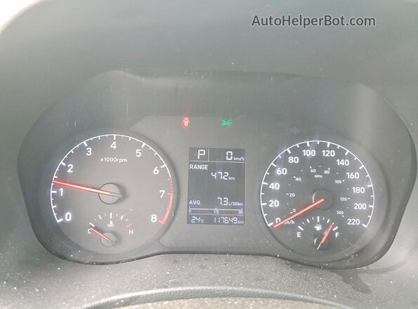 3KPC25A69LE094396 2020 HYUNDAI ACCENT Silver Սարքավորումների վահանակի տեսք