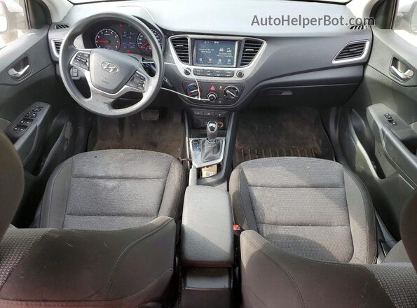 3KPC25A69LE094396 2020 HYUNDAI ACCENT Silver Առջևի վահանակի տեսք