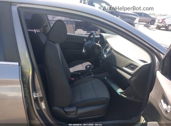 3KPC34A3XKE068627 2019 HYUNDAI ACCENT Серый Вид салона спереди