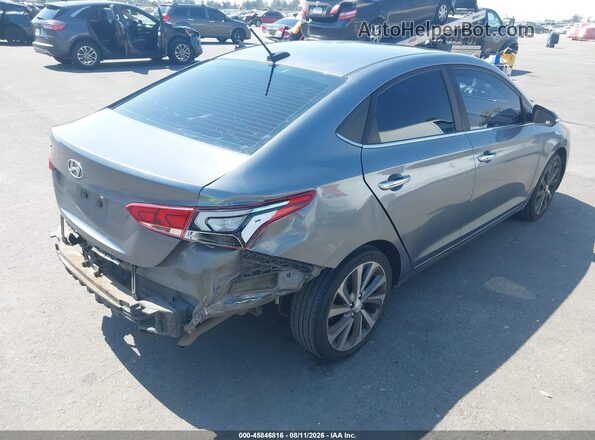 3KPC34A3XKE068627 2019 HYUNDAI ACCENT Серый Задняя правая четверть