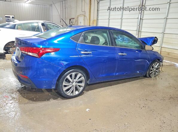 3KPC34A61ME136584 2021 HYUNDAI ACCENT Blue Rear right