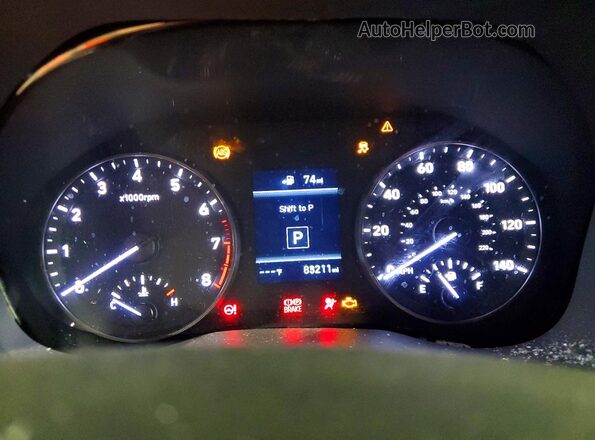3KPC34A61ME136584 2021 HYUNDAI ACCENT Blue Instrument cluster view
