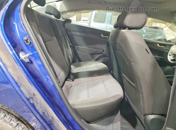 3KPC34A61ME136584 2021 HYUNDAI ACCENT Blue Rear seats view