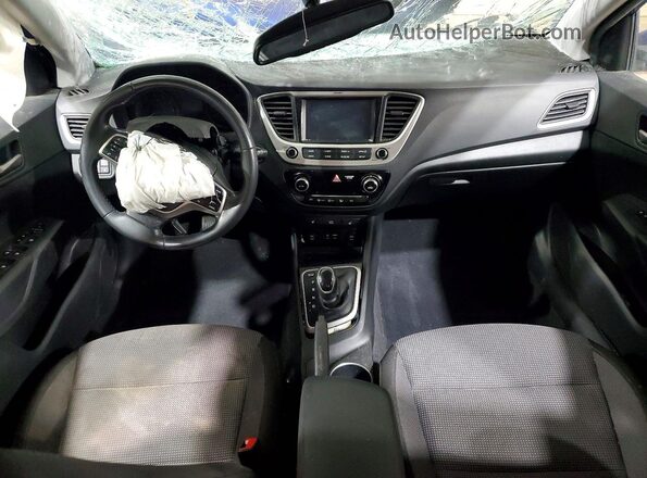 3KPC34A61ME136584 2021 HYUNDAI ACCENT Blue Dashboard view