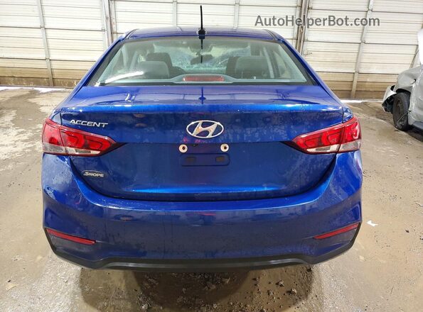 3KPC34A61ME136584 2021 HYUNDAI ACCENT Blue Rear view