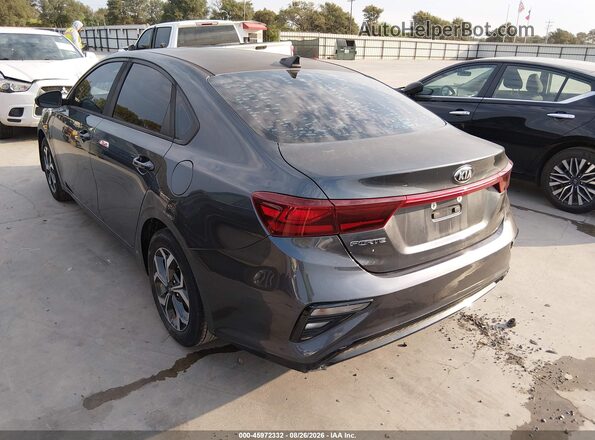 3KPF24AD0KE009353 2019 KIA FORTE Gray Trasero izquierdo