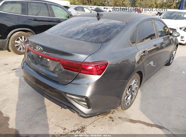 3KPF24AD0KE009353 2019 KIA FORTE Gray Trasero derecho