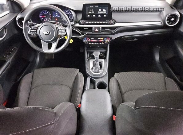 3KPF24AD0KE015931 2019 KIA FORTE Silver Вид панелі приладів