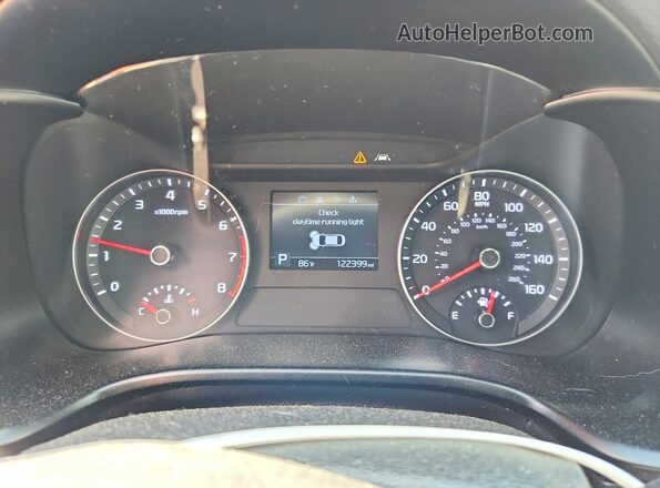 3KPF24AD0KE032776 2019 KIA FORTE Charcoal Вид щитка приладів