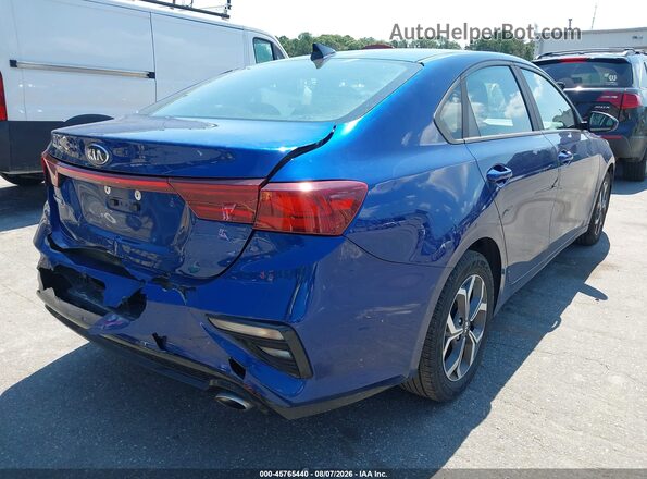 3KPF24AD0KE063798 2019 KIA FORTE Синий Задняя правая четверть