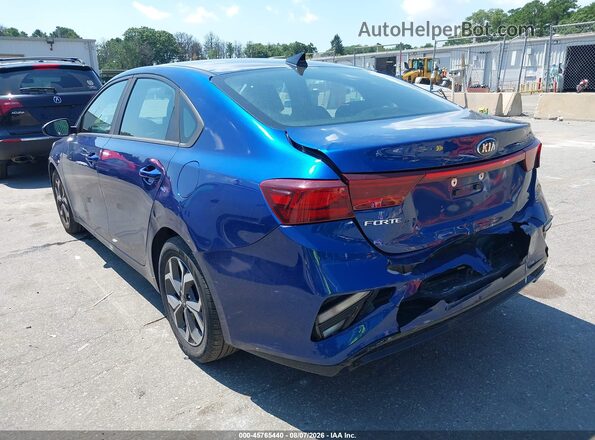 3KPF24AD0KE063798 2019 KIA FORTE Синий Задняя левая четверть
