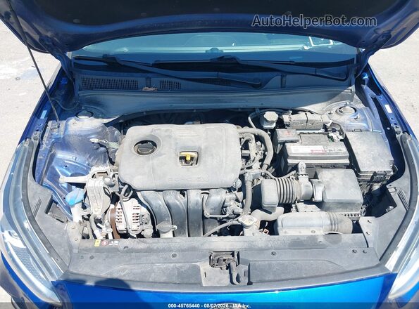 3KPF24AD0KE063798 2019 KIA FORTE Синий Вид сзади