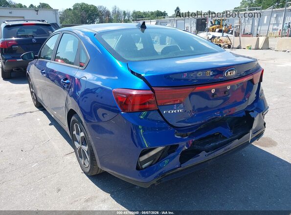 3KPF24AD0KE063798 2019 KIA FORTE Синий Вид спереди