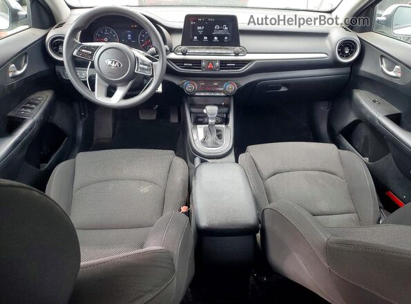 3KPF24AD0KE067477 2019 KIA FORTE Silver წინა პანელის ხედი