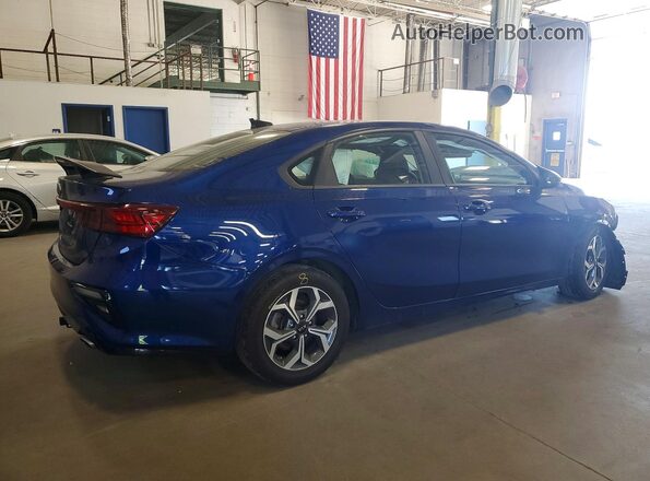 3KPF24AD0KE083663 2019 KIA FORTE Blue Задня права чверть