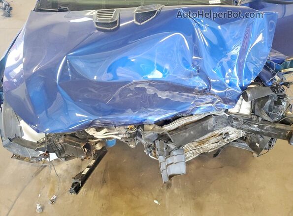 3KPF24AD0KE083663 2019 KIA FORTE Blue Вид задньої частини салону